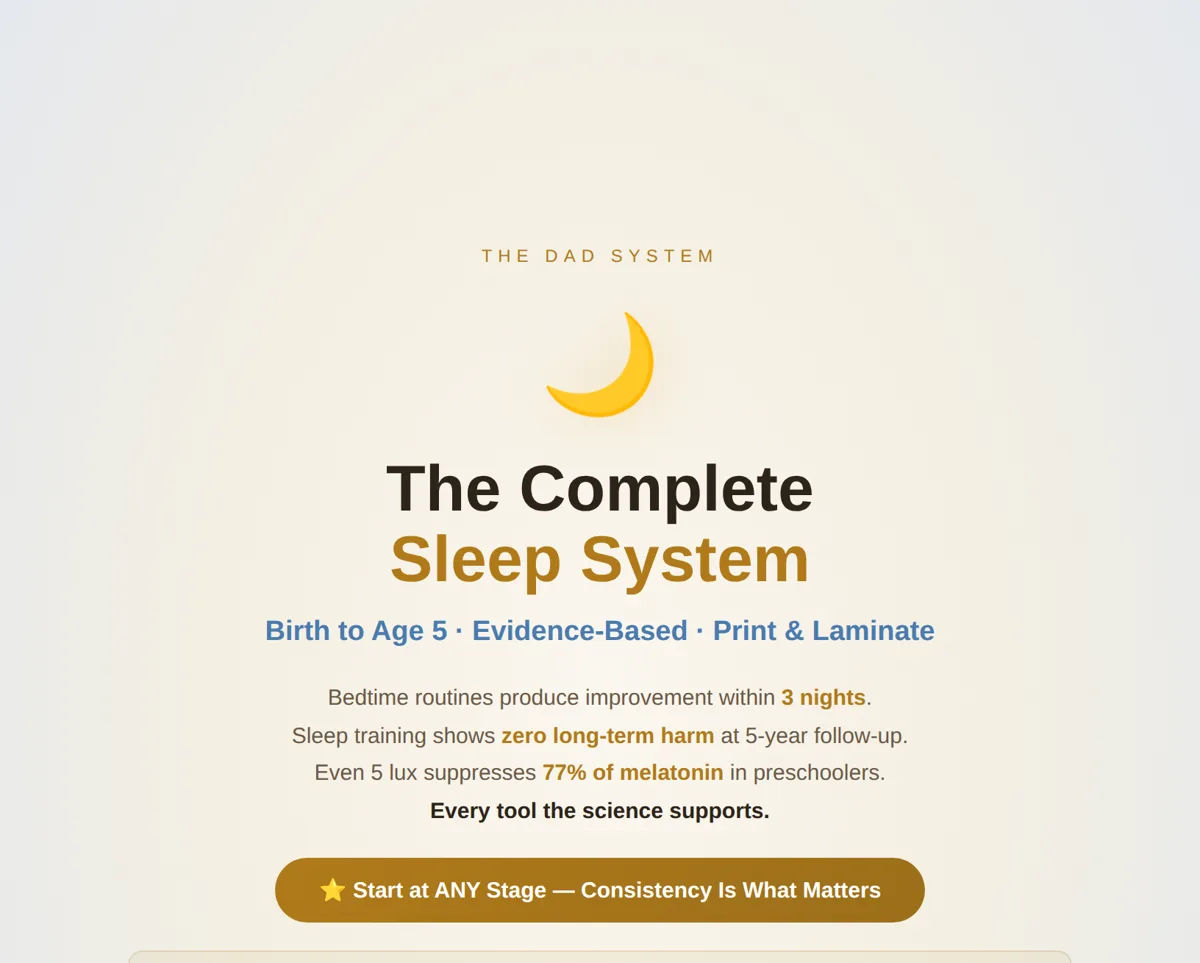 The Complete Sleep System card